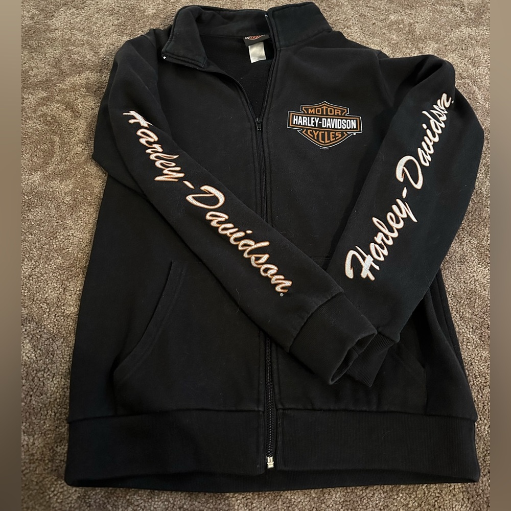 Harley-Davidson long sleeve zip up